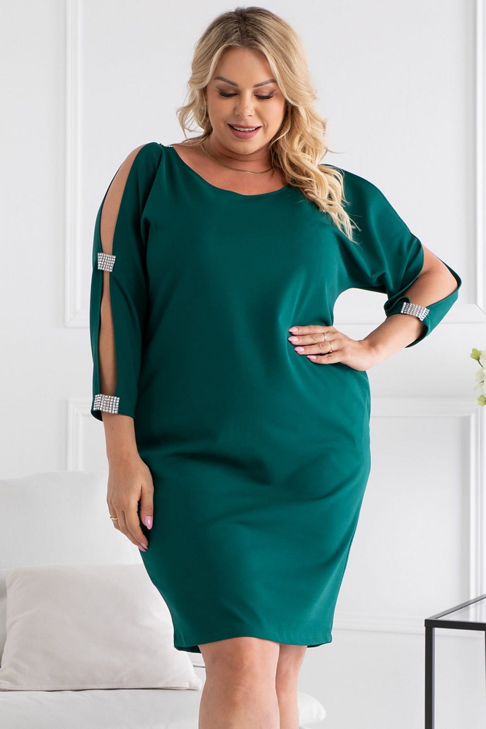 Plus size dress model 191382